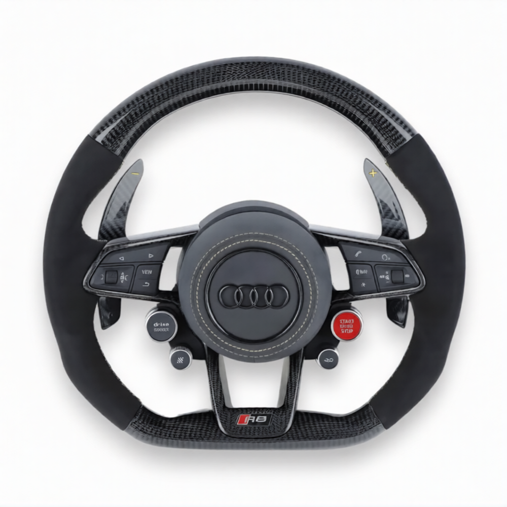 Audi R8/TT Style Customizable Steering Wheel (Fits 2010+ All Models)